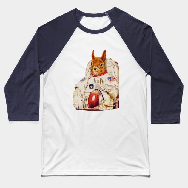 Flying squirrel Baseball T-Shirt by pedropapelotijera